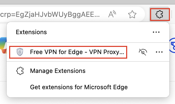 How to Open VeePN Edge Extension