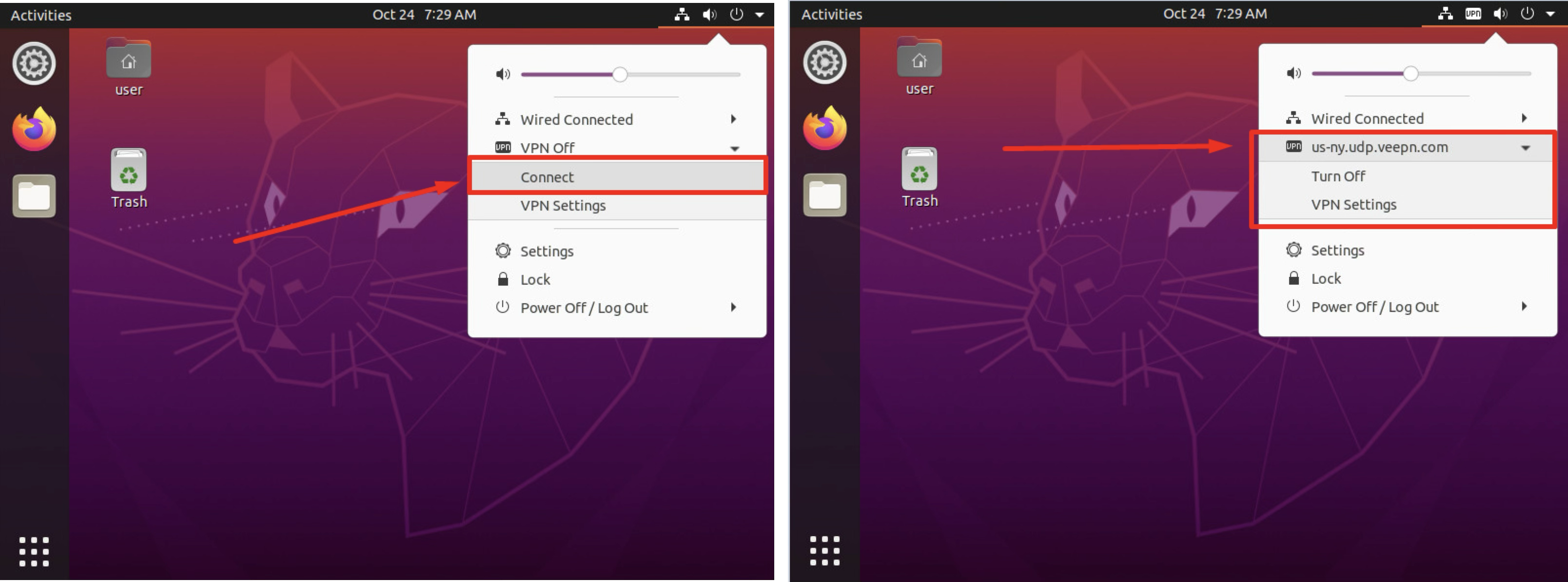VeePN Connect to VPN