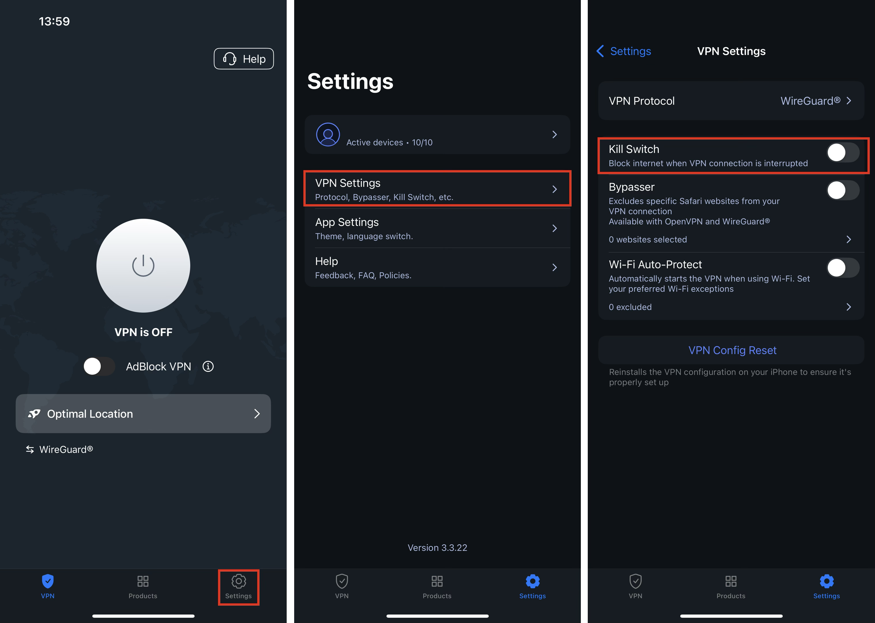 VeePN iOS KIllSwitch
