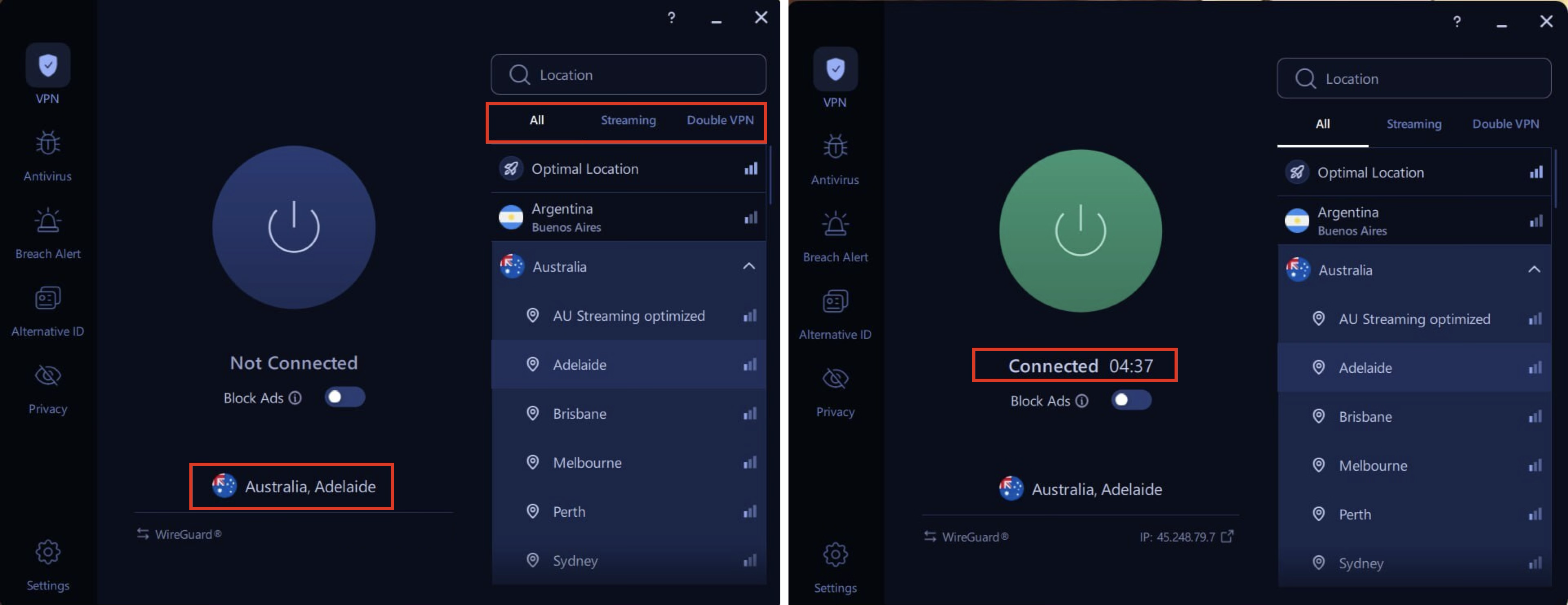 VeePN Windows Connect